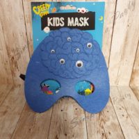 kids blue monster mask