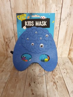 kids blue monster mask