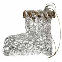 Delicate Glass Decoration Stocking