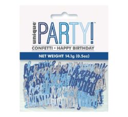 blue glitz confetti hb