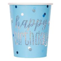 blue glitz cups