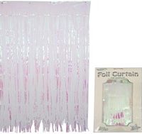 Iridescent Metallic Foil Door Curtain