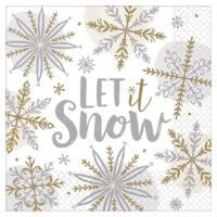 Let It Snow Christmas Napkins