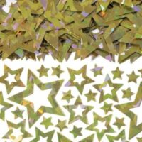 Gold Prismatic Star Confetti 14g. Table sprinkles