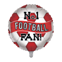 Red Football Fan Balloon