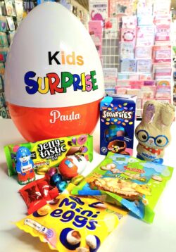 filled kids surprise plastic egg with contents