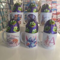 Personalised Character Mugs With Easter Egg